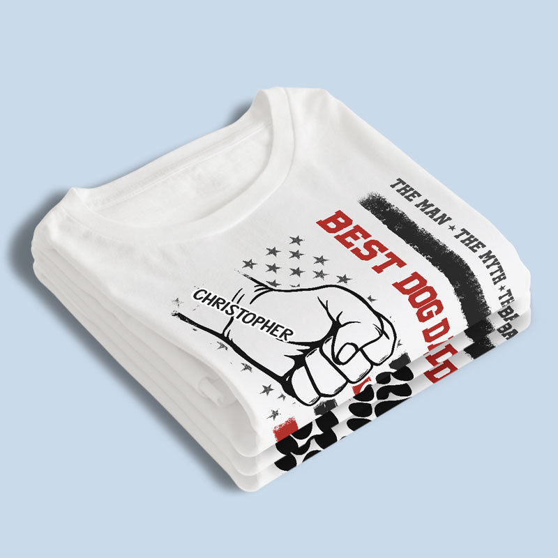 Fier d'être le meilleur papa de chien - T-shirt unisexe personnalisé, sweat à capuche, sweat-shirt - Fête des Pères, cadeau pour les propriétaires d'animaux et les amoureux des animaux