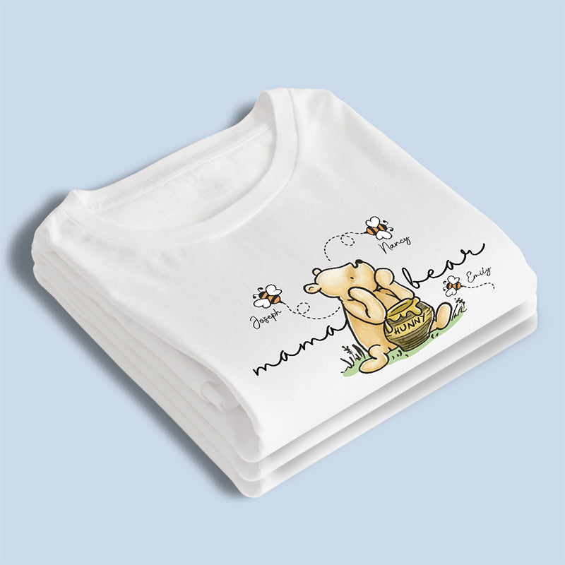 Ils m'appellent Maman Ours - T-shirt unisexe personnalisé, sweat à capuche, cadeau pour maman