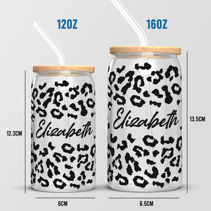 Aimez-vous comme si vous étiez aimé - Tasse en verre personnalisée, tasse à café glacé - Cadeau d'anniversaire, cadeau pour vous-même