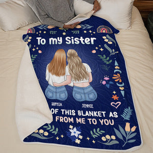 Un câlin de moi à toi - Couverture personnalisée Bestie - Cadeau pour meilleures amies, BFF, sœurs