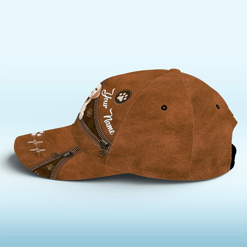 Les chiens sont les meilleures personnes - Casquette personnalisée pour chien et chat, casquette classique à imprimé intégral - Cadeau pour propriétaires et amoureux des animaux