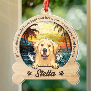 Tu aurais vécu éternellement - Ornement attrape-soleil personnalisé commémoratif - Forme personnalisée en acrylique - Cadeau de condoléances pour les propriétaires d'animaux et les amoureux des animaux