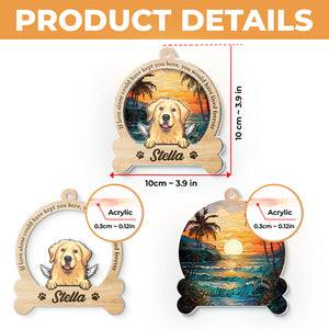 Tu aurais vécu éternellement - Ornement attrape-soleil personnalisé commémoratif - Forme personnalisée en acrylique - Cadeau de condoléances pour les propriétaires d'animaux et les amoureux des animaux