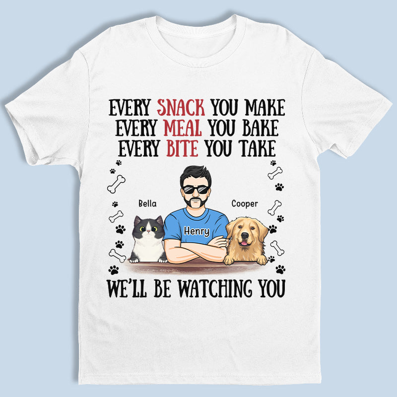 I'll Be Watching You - Dog & Cat Personalized Custom Unisex T-shirt, Hoodie, Sweatshirt - Father's Day, Gift For Pet Owners, Pet Lovers