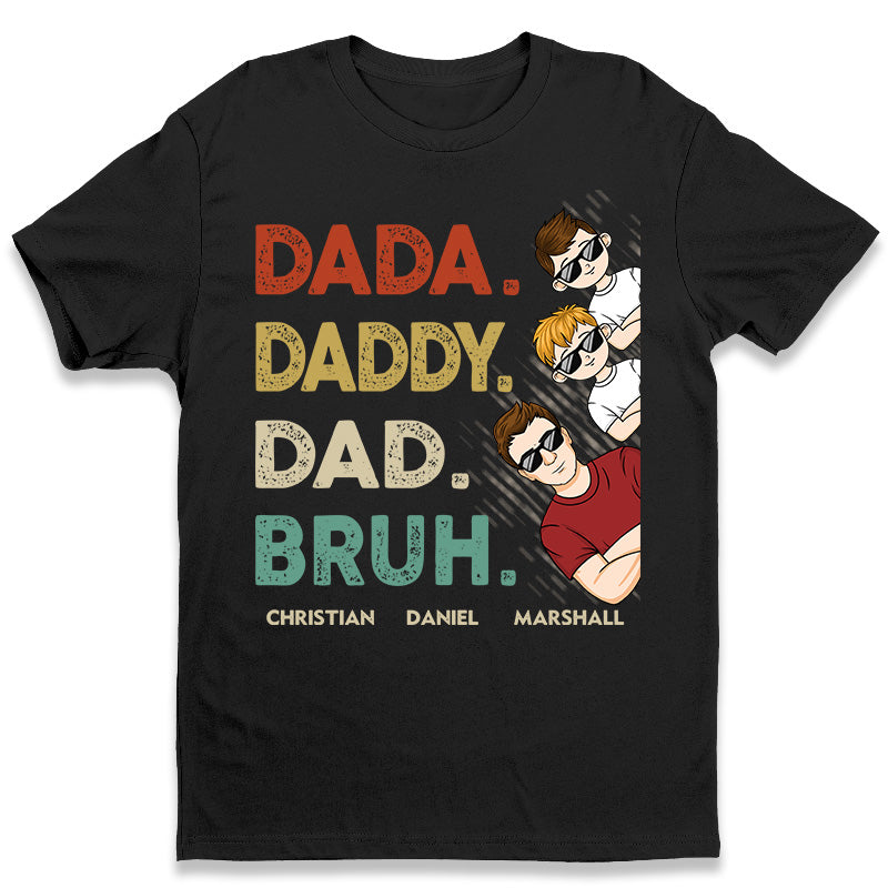Papa Papa Frère - T-shirt unisexe personnalisé, sweat à capuche, sweat-shirt - Fête des Pères, Fête des Mères, cadeau d'anniversaire pour papa, maman