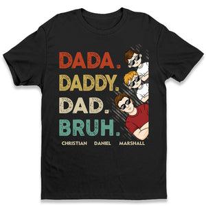 Papa Papa Frère - T-shirt unisexe personnalisé, sweat à capuche, sweat-shirt - Fête des Pères, Fête des Mères, cadeau d'anniversaire pour papa, maman