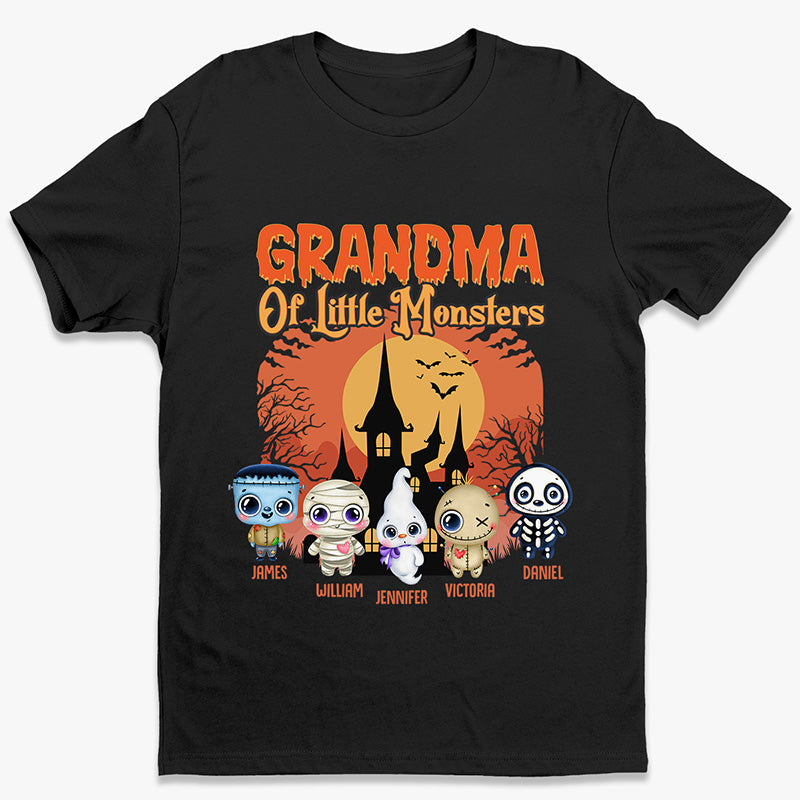Grand-mère de petits monstres - T-shirt unisexe personnalisé, sweat à capuche, sweat-shirt - Cadeau d'Halloween, cadeau pour grand-mère, grand-père