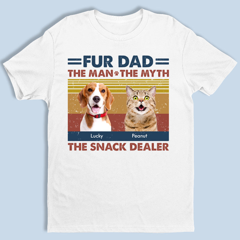 T-shirt, sweat à capuche et sweat-shirt unisexe personnalisé avec photo de vendeur de snacks pour chiens et chats - Cadeau pour propriétaires et amoureux des animaux