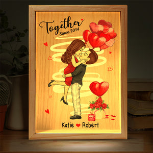 Mon amour, le mien, tout à moi - Cadre photo personnalisé pour couple - Cadeau pour mari, femme, anniversaire