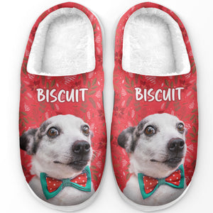 Custom Photo The Coolest Friend Ever - Dog & Cat Personalized Custom Fluffy Slippers - Christmas Gift For Pet Owners, Pet Lovers