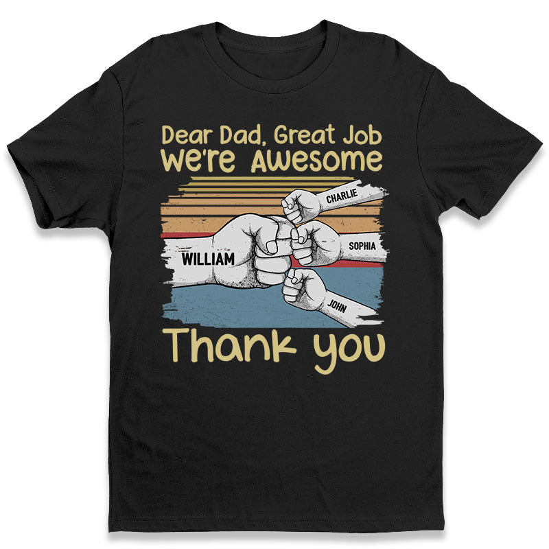 Papa, tu es mon morceau manquant - T-shirt unisexe personnalisé pour la famille, sweat à capuche, sweat-shirt - Cadeau de fête des pères, d'anniversaire pour papa