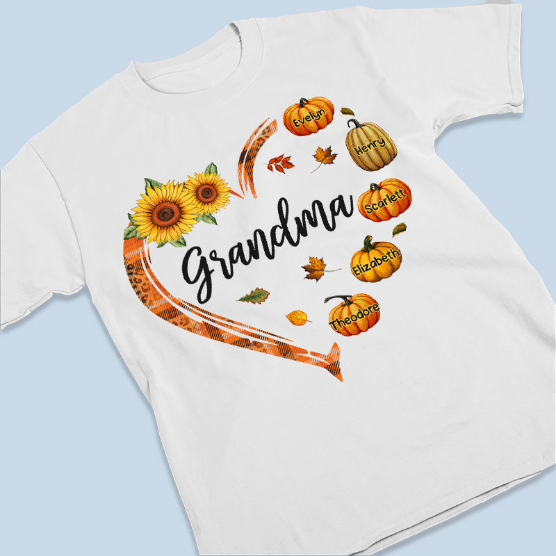 Heureux d'être appelé grand-mère - T-shirt, sweat à capuche, sweat-shirt unisexe personnalisé pour la famille - Cadeau d'automne pour grand-mère