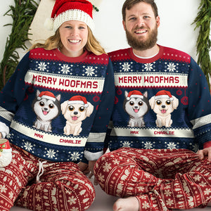 Tout ce que je veux pour Noël - Sweat-shirt personnalisé pour chien - Pull en laine unisexe - Cadeau de Noël pour les propriétaires et les amoureux des animaux