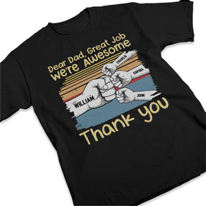 Papa, tu es mon morceau manquant - T-shirt unisexe personnalisé pour la famille, sweat à capuche, sweat-shirt - Cadeau de fête des pères, d'anniversaire pour papa