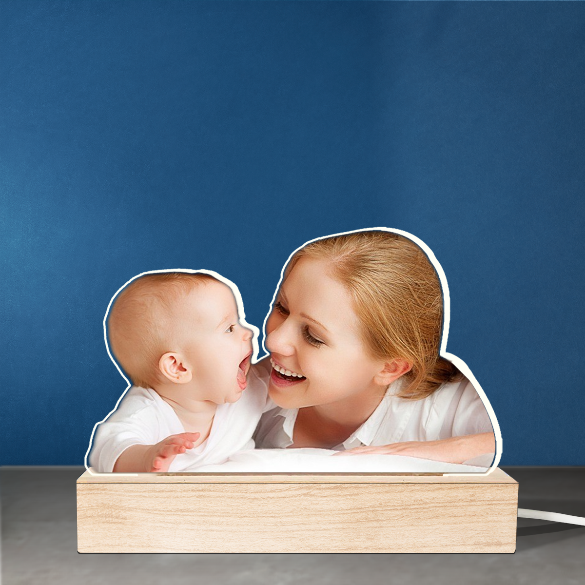 Custom Photo You're Growing Up So Fast - Family Personalized Custom Shaped 3D LED Light - Upload Photo Gift For Kids