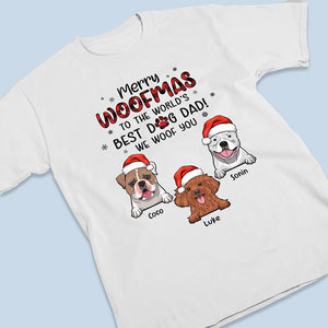 Joyeux Noël à tous ! T-shirt, sweat à capuche et sweat-shirt unisexe personnalisé pour chien ! Cadeau de Noël pour les propriétaires et les amoureux des animaux.