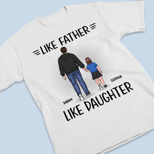Père, fille et fils, un lien indéfectible - T-shirt, sweat à capuche, sweat-shirt unisexe personnalisé pour la famille - Cadeau de fête des pères et d'anniversaire pour papa