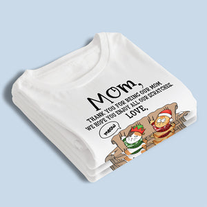 We Hope You Enjoy Our Scratches - Cat Personalized Custom Unisex T-shirt, Hoodie, Sweatshirt - Christmas Gift For Pet Owners, Pet Lovers