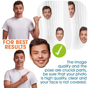 Photo personnalisée Mon cœur chéri - Chaussettes personnalisées pour la famille - Cadeau pour la fête des pères