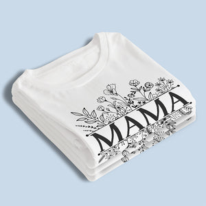 T-shirt, sweat à capuche et sweat-shirt unisexe personnalisé « Blooming Love You, Mom » - Cadeau pour maman et grand-mère