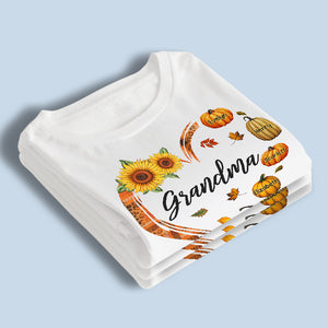 Heureux d'être appelé grand-mère - T-shirt, sweat à capuche, sweat-shirt unisexe personnalisé pour la famille - Cadeau d'automne pour grand-mère