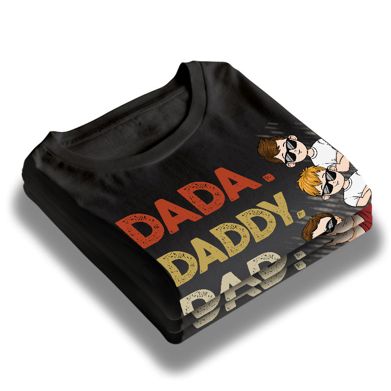 Papa Papa Frère - T-shirt unisexe personnalisé, sweat à capuche, sweat-shirt - Fête des Pères, Fête des Mères, cadeau d'anniversaire pour papa, maman