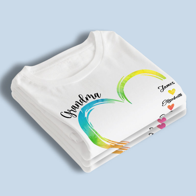 Devenir grand-mère, c'est merveilleux ! T-shirt, sweat à capuche et sweat-shirt unisexe personnalisé pour la famille ! Cadeau d'anniversaire pour maman et grand-mère
