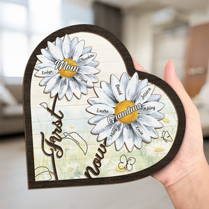Vous n'en aurez jamais d'autre - Plaque en bois personnalisée à 2 couches avec support - Cadeau de fête des mères, de pendaison de crémaillère pour maman, grand-mère