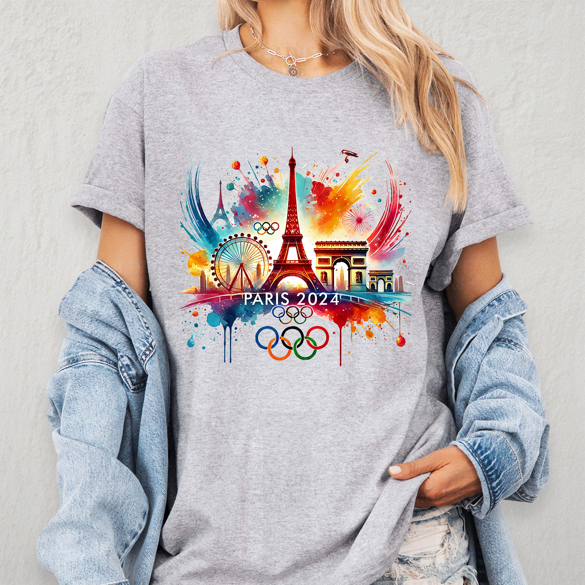 Jouez avec cœur, gagnez avec fierté - T-shirt, sweat à capuche et sweat-shirt des Jeux olympiques - Vacances olympiques, cadeau pour les membres de la famille et les meilleurs amis