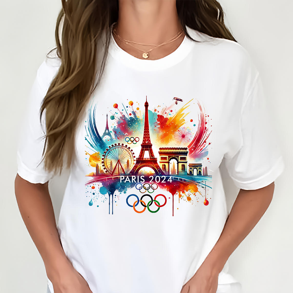 Jouez avec cœur, gagnez avec fierté - T-shirt, sweat à capuche et sweat-shirt des Jeux olympiques - Vacances olympiques, cadeau pour les membres de la famille et les meilleurs amis