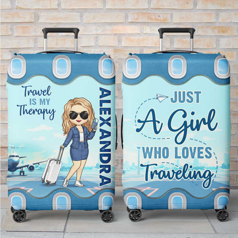 L'été m'appelle et je dois y aller - Housse de bagage personnalisée - Cadeau de vacances, cadeau pour les amateurs de voyages d'aventure