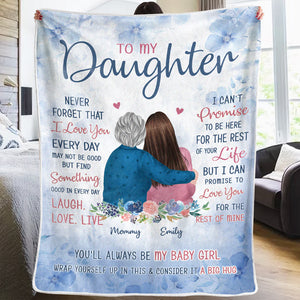Ma petite fille - Couverture familiale personnalisée - Cadeau d'anniversaire de maman