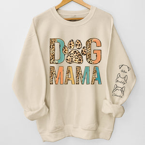 Fière d'être une maman à fourrure - Sweat-shirt unisexe personnalisé pour chien et chat avec motif sur la manche - Cadeau pour propriétaires et amoureux des animaux