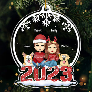 It's The Magical Time Of The Year - Dog Personalized Custom Ornament - Acrylic Custom Shaped - Christmas Gift For Pet Owners, Pet Lovers