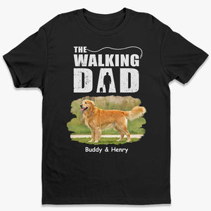 T-shirt, sweat à capuche et sweat-shirt unisexe personnalisé avec photo « Père chien à temps plein » – Cadeau de Noël pour propriétaires et amoureux des animaux
