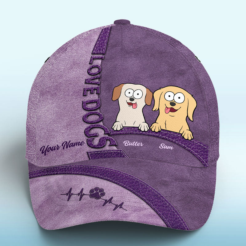 Nous sommes des amoureux des chiens - Casquette personnalisée pour chien, casquette classique à imprimé intégral - Cadeau pour propriétaires d'animaux et amoureux des animaux