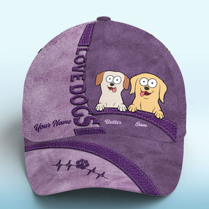 Nous sommes des amoureux des chiens - Casquette personnalisée pour chien, casquette classique à imprimé intégral - Cadeau pour propriétaires d'animaux et amoureux des animaux