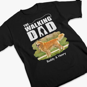T-shirt, sweat à capuche et sweat-shirt unisexe personnalisé avec photo « Père chien à temps plein » – Cadeau de Noël pour propriétaires et amoureux des animaux
