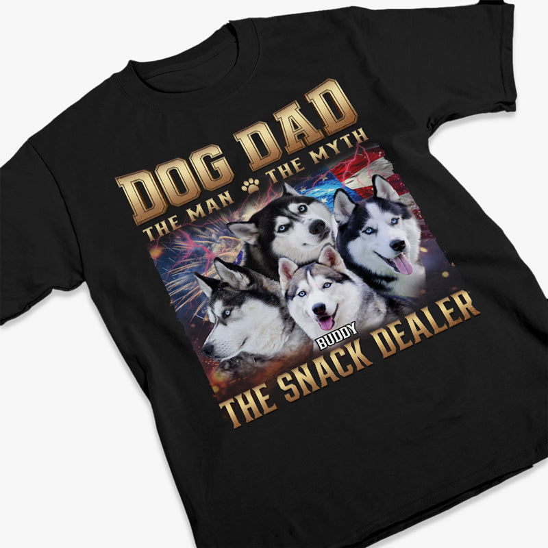 Photo personnalisée « Le marchand de snacks » - T-shirt, sweat à capuche et sweat-shirt unisexe personnalisé pour chien et chat - Cadeau pour propriétaires et amoureux des animaux