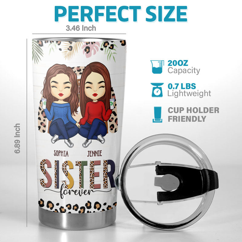 Nous serons amis jusqu'à ce que nous soyons vieux et séniles - Gobelet personnalisé Bestie - Cadeau de Noël pour les meilleures amies, BFF, sœurs