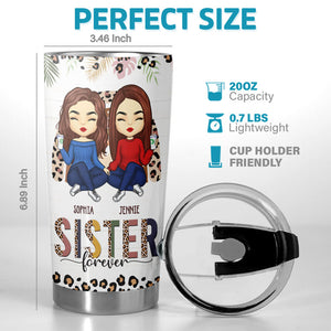 Nous serons amis jusqu'à ce que nous soyons vieux et séniles - Gobelet personnalisé Bestie - Cadeau de Noël pour les meilleures amies, BFF, sœurs
