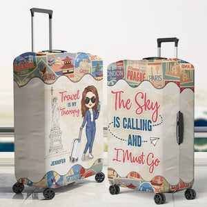 Tous ceux qui errent ne sont pas perdus - Housse de bagage personnalisée pour voyage - Cadeau de vacances, cadeau pour les amateurs de voyages d'aventure