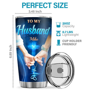 Gobelet personnalisé - Cadeaux d'anniversaire de mariage personnalisés pour mari et femme, lui et elle - Il était une fois pour toujours et à jamais