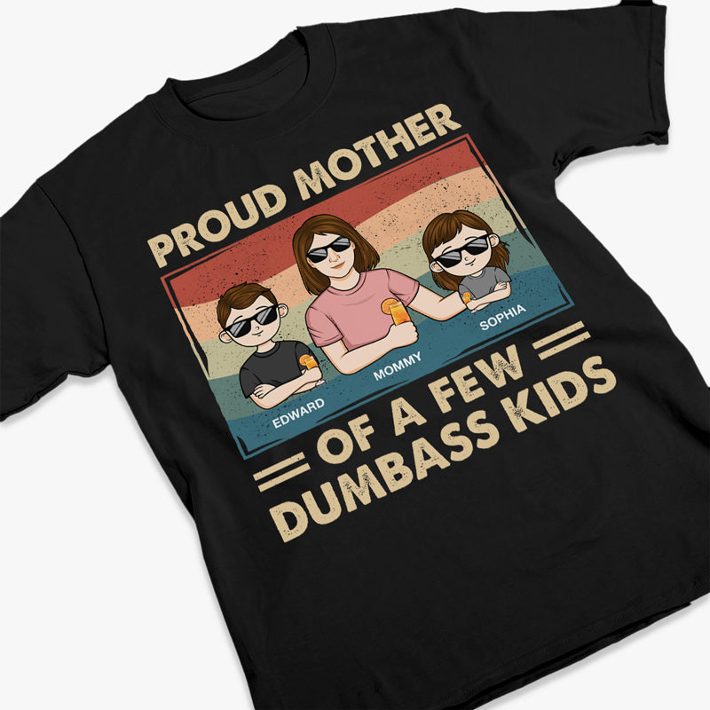 Fière maman de plusieurs enfants - T-shirt unisexe personnalisé pour la famille, sweat-shirt - Cadeau fête des mères