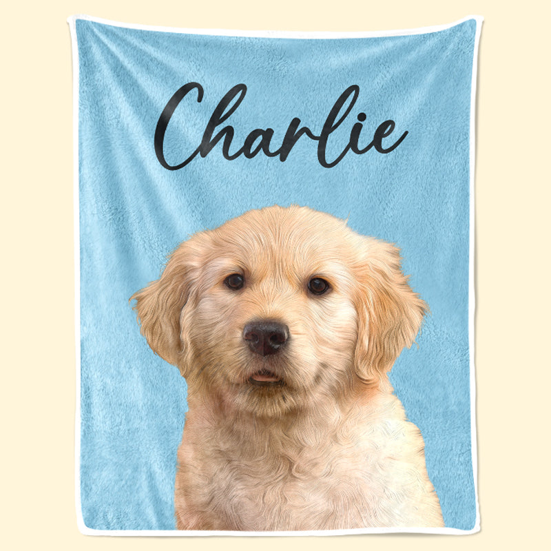 Couverture personnalisée avec photo « Tu es mon rayon de soleil » pour chien et chat – Cadeau de Noël pour les propriétaires et les amoureux des animaux