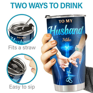 Gobelet personnalisé - Cadeaux d'anniversaire de mariage personnalisés pour mari et femme, lui et elle - Il était une fois pour toujours et à jamais