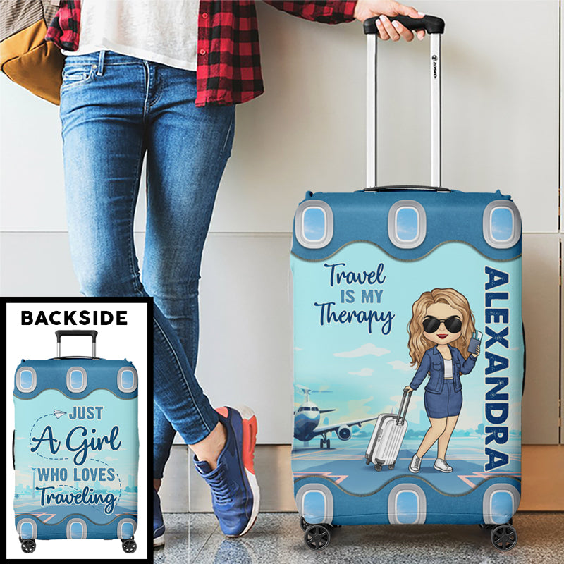 L'été m'appelle et je dois y aller - Housse de bagage personnalisée - Cadeau de vacances, cadeau pour les amateurs de voyages d'aventure