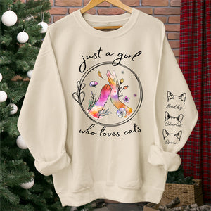Pawsitive Vibes Only - Sweat-shirt unisexe personnalisé avec motif sur la manche pour chien - Cadeau pour propriétaires et amoureux des animaux