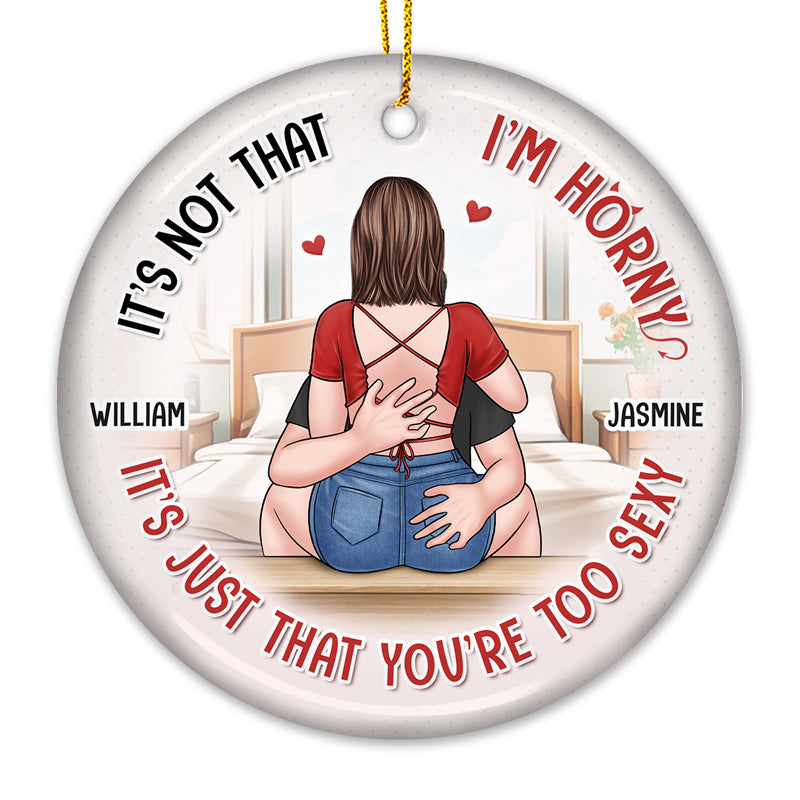Deux têtes, un cœur – Ornement personnalisé pour couple – Forme ronde en céramique – Cadeau de Noël pour mari et femme, anniversaire