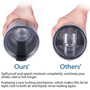 Couvercle de remplacement - Sans BPA - Accessoires réutilisables pour gobelets, mugs et tasses
